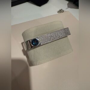 Swarovski Blue Gem Bangle